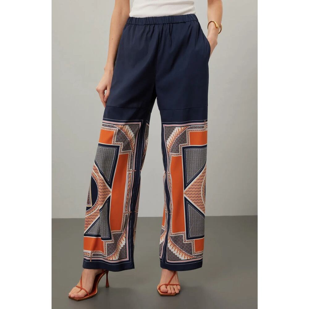Rosetta Getty x RTR Printed Wide Leg Trousers